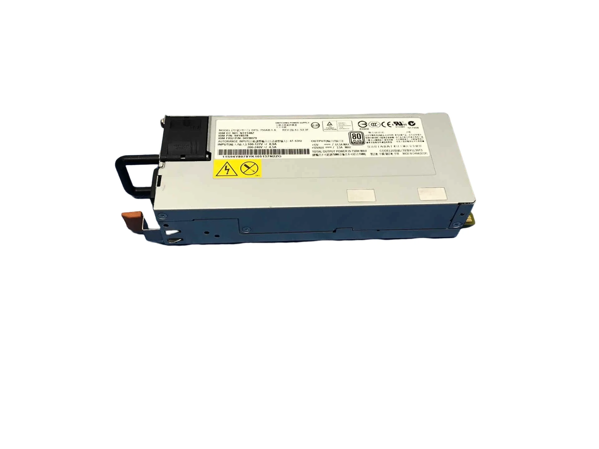 

X3650 M4/M5 750W power supply 94Y8079 94Y8078 DPS-750AB-1 A