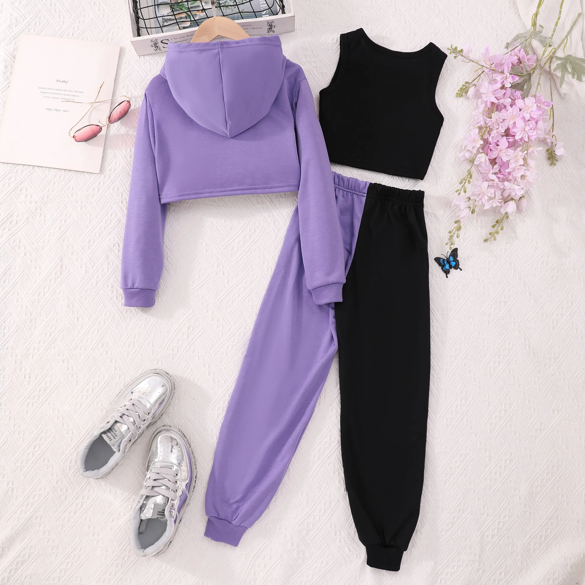 Ensemble De Sweat-shirt à Capuche Et Pantalon De Jogging Imprimé