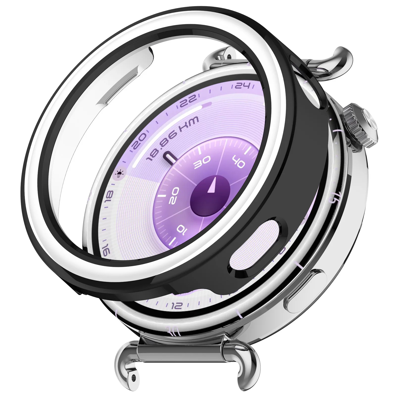Elegant Protective Bumper Shell Frame with Diamond Cover