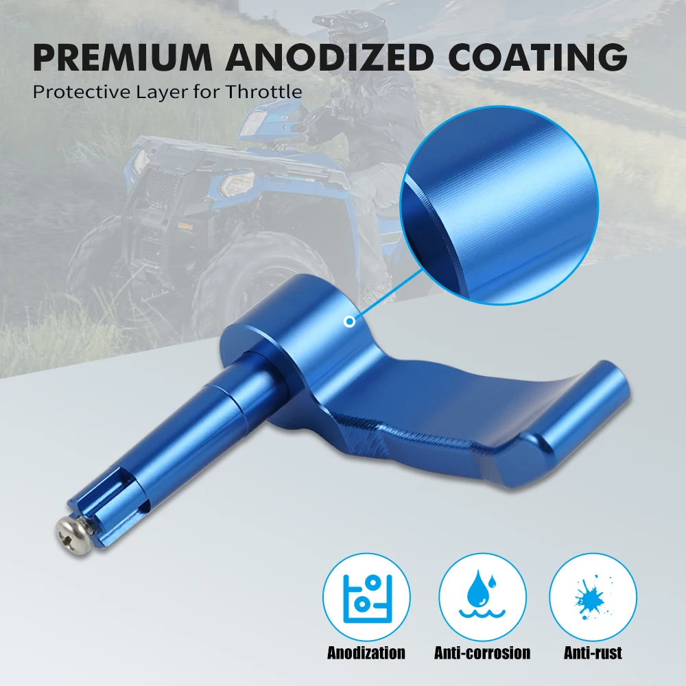Billet-Daumengashebel für Polaris Sportsman 1000 2015–2018, 850 2009–2018, 570 2014–2018, 550 2009–2013, 450–2018 2017 – Detail 11