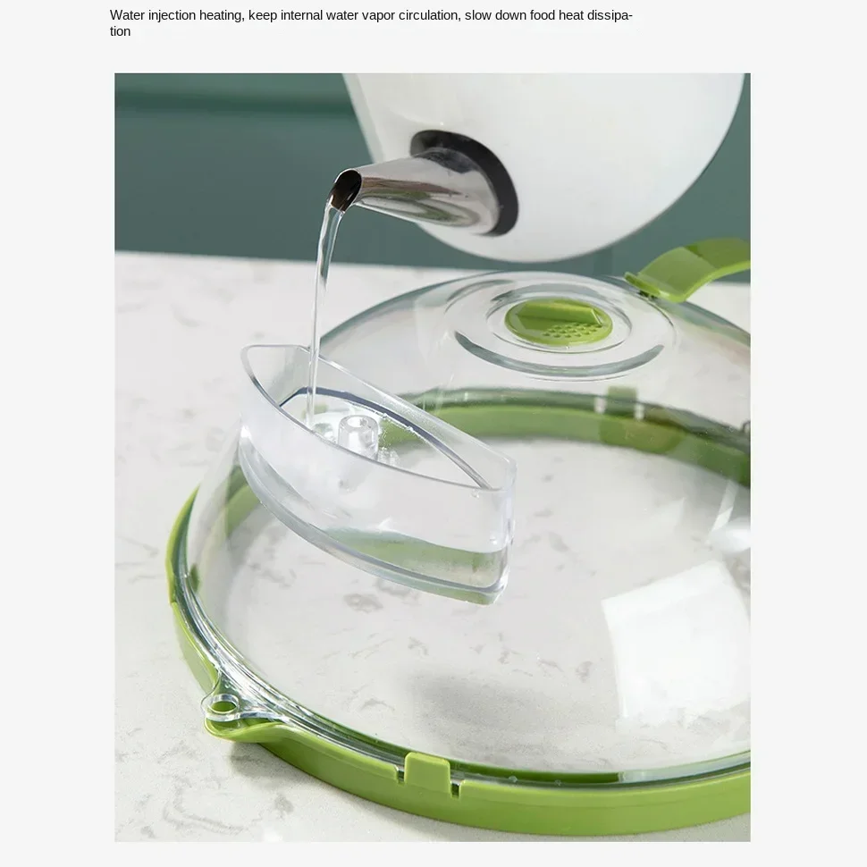 Microwave Splash Heating Cover High Temperature Resistant Water Injection Oil Splash-Proof Fresh-keeping, microwave splatter lid