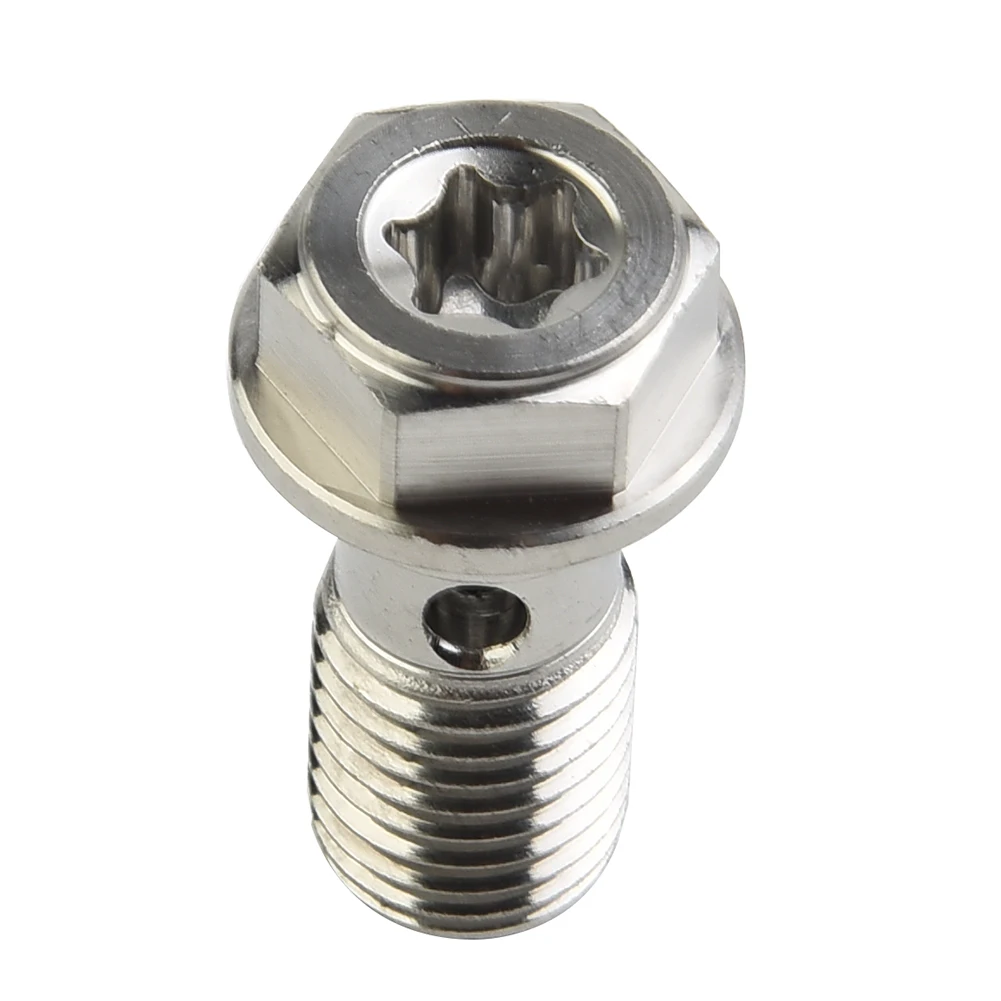 

100% Brand New Banjo Bolt 23mm For Kawasaki YMH Titanium M10 Single Banjo Bolt Single Line Hydraulic Titanium Alloy