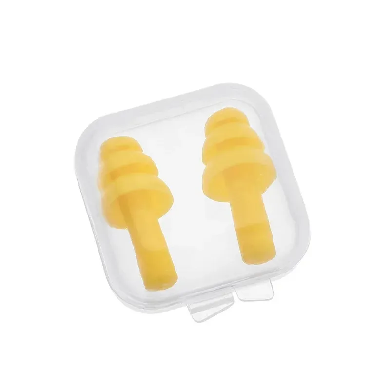 Lot de 10 Bouchons d'Oreilles Antibruit - Protection Auditive Réutilisable
