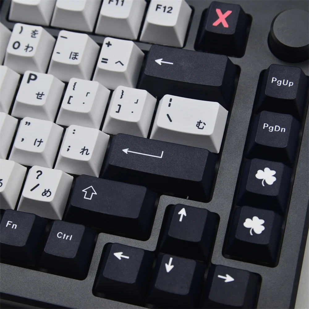 Keycap Teclado Mecânico, GMK, Preto, Branco, Keycaps