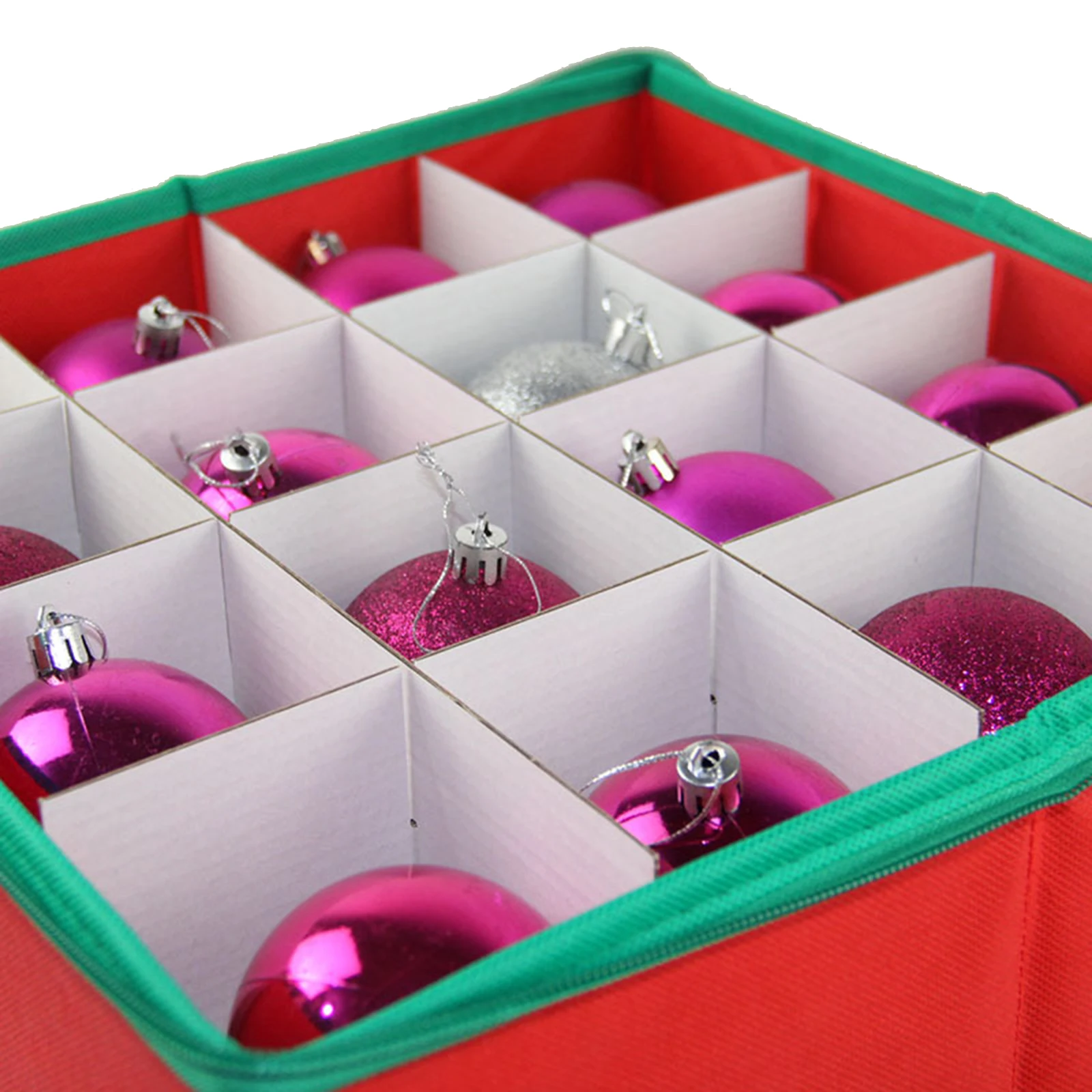 XXXL Albero Di Natale Baubles Decorativi Argento 25cm