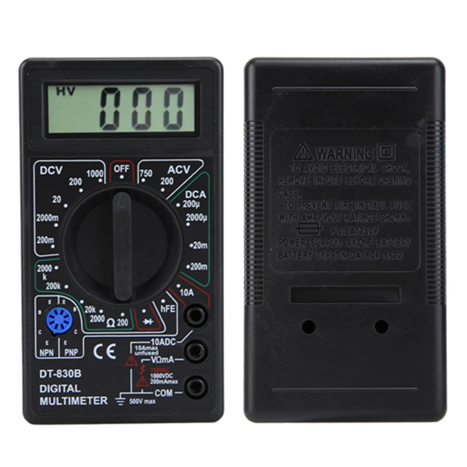 Digital Multimeter for Amp Volt Ohm Test