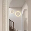 Wabi sabi wall light minimalist interior wall light Design Natural Stone light Dining Room wall lamp beige bedroom Bedside lamp 5