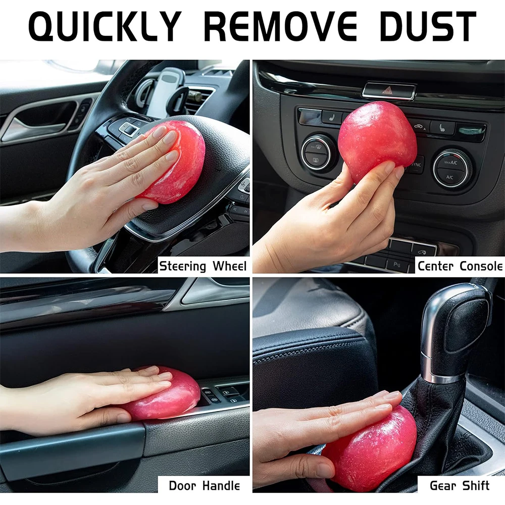 Car Cleaning Gel Auto Crevice Cleaner Slime Keyboard Dust Cleaner for Car Air Vent Interior Detail Removal cleaning gel,car cleaning tool,cleaning magic mud,car detailing cleaner,car cleaning gel