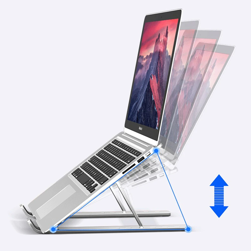 

Portable Notebook Support Foldable Laptop Stand Base Holder Adjustable Riser Cooling Bracket for Laptop Macbook Accessories