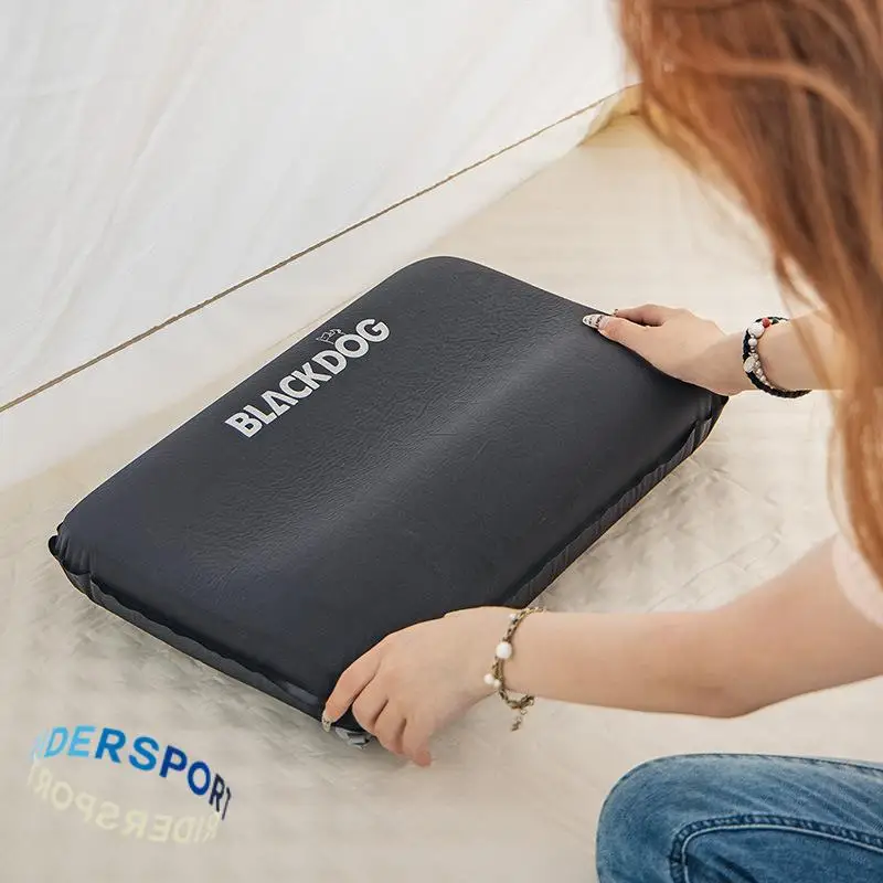 Inflatable Pillow Naturehike-Blackdog Self-Inflating Pillow Sleeping Bag Pillow For Outdoor Camping Air U-shaped Portable Travel