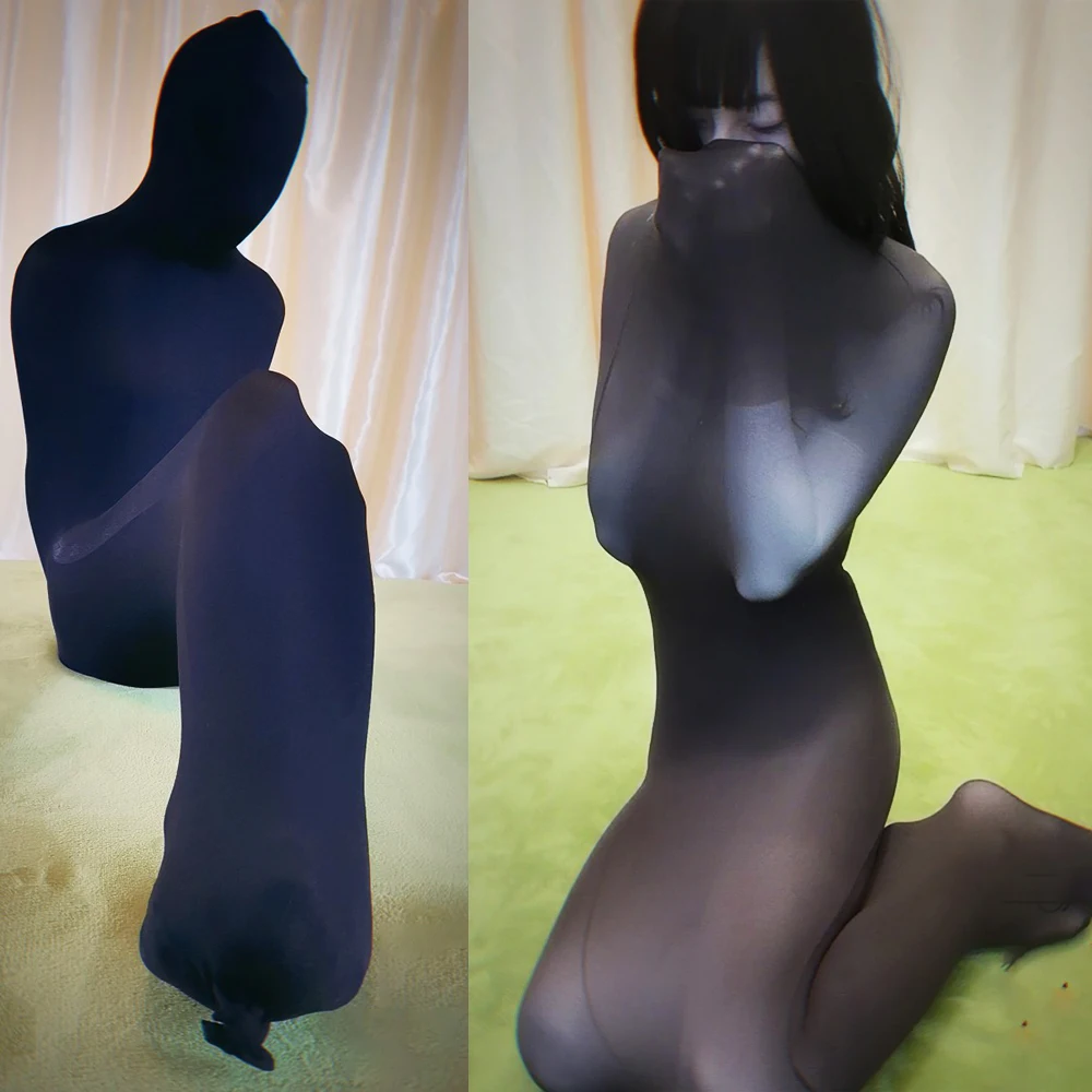 

Velvet all-inclusive stockings sleeping bag mummy stockings full body wrap bondage one-piece zentai tights
