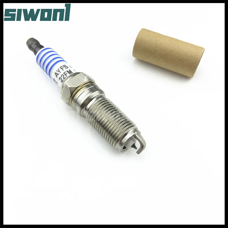 

6pcs/lot SP411 Platinum Spark Plugs For Mazda Ford Focus C-MAX Fiesta Edge Lincoln MKX Cadillac CTS Mercury SP-411 AYFS22FM