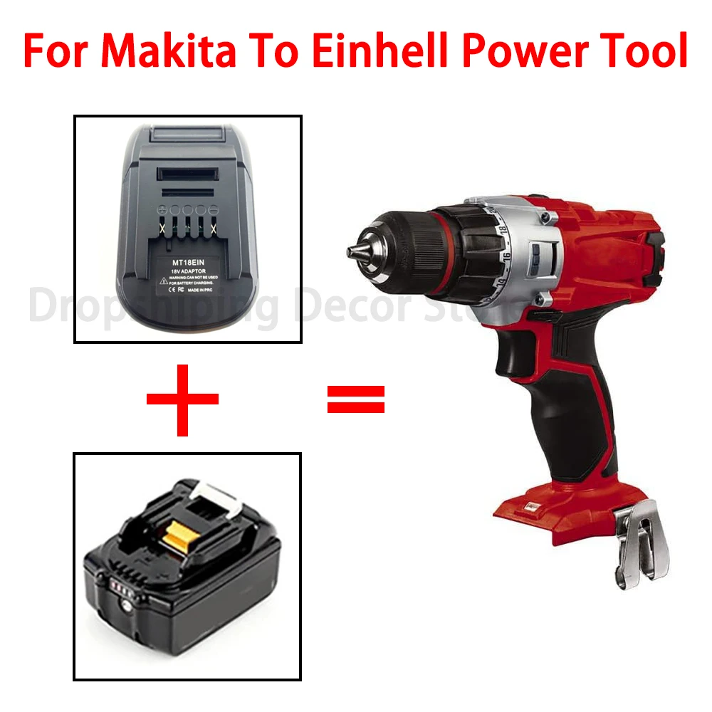 Mt18ein Batterie adapter Konverter für Makita 18V Li-Ionen-Batterie für einhell Elektro werkzeuge verwenden bl1830 bl1850 bl1860