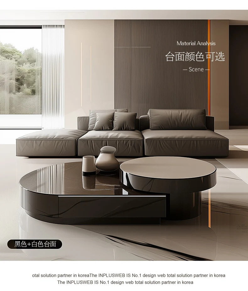 Designer Simple Coffee Table Aesthetic Minimalist Space Saving Luxury Coffee Table Computer Outdoor Mesa Auxiliar Furniture