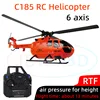 JDHMBD BO-105 C186 2.4G RC Helicopter 4 propellers 6 axis electronic gyroscope for stabilization, air pressure for height 1