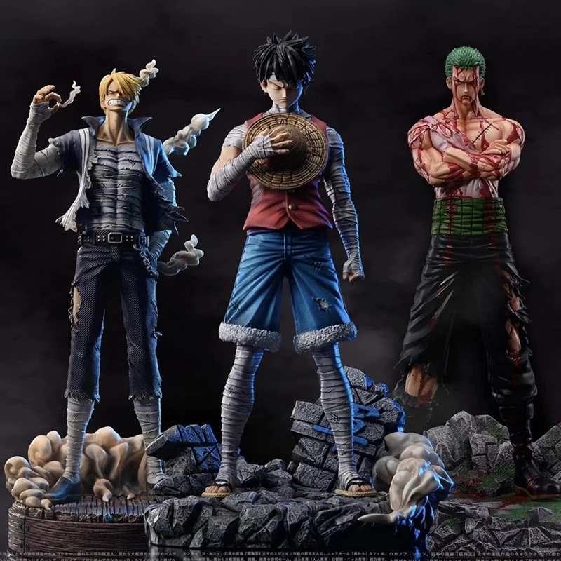 

30cm One Piece Anime Action Figure Roronoa Zoro Vinsmoke Sanji Stand Posture Pvc Statue Figurine Model Collection Boy Toy Gifts