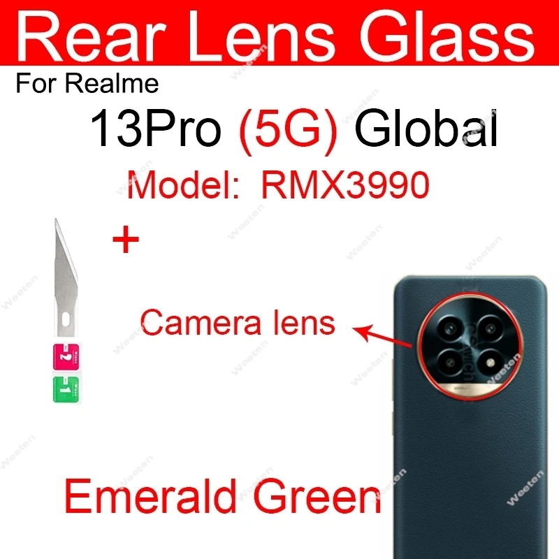 Premium Rear Camera Glass Lens with Adhesive for Easy Replacement - High-Quality Repair Component