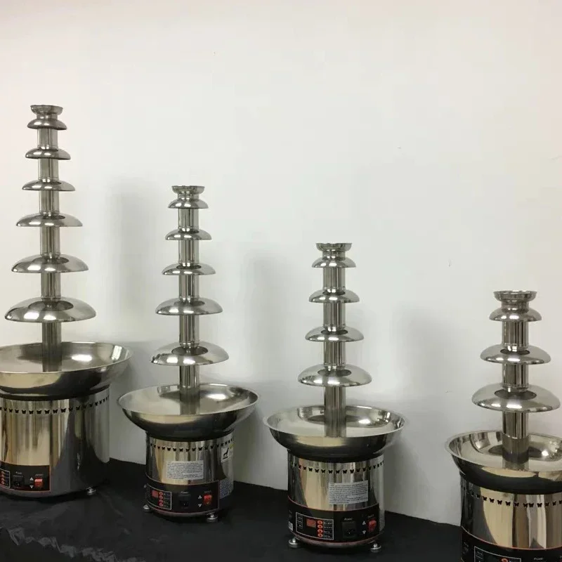 Chocolate fountain five-layer creative design Chocolate melting and heating hot pot machine waterfall hot pot 110V/220V 6
