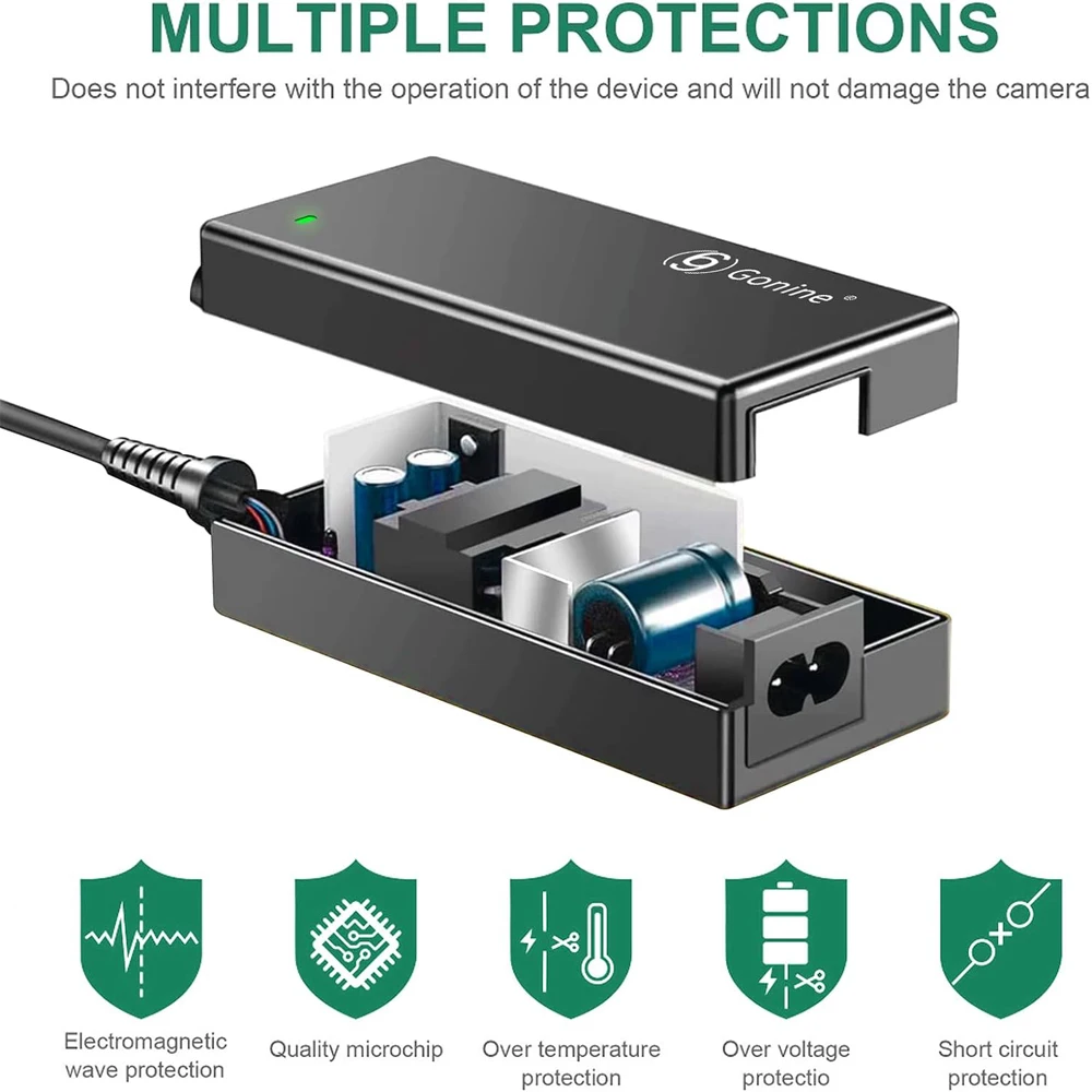 Adaptador de energia CA para HP Pavilion, Monitor LCD, 20,