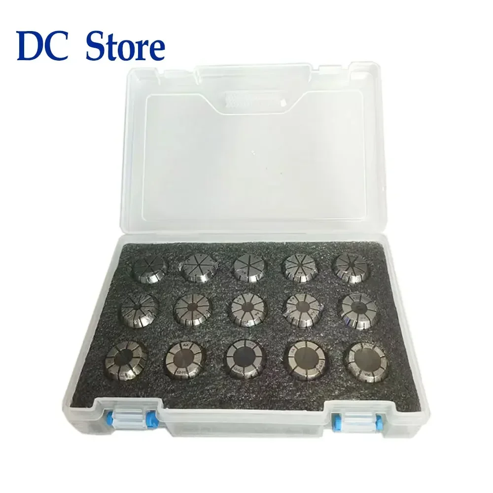 Spring Collet Tool Holder Collet Chuck Lathe Tool Holder Spring Collet Chuck Collet Chuck Holder Lathe Tool ER ER25 chuck collet set ER25 collet High Precision 0.008mm 65Mn spring steel material Tool Holder bracket tool Collet