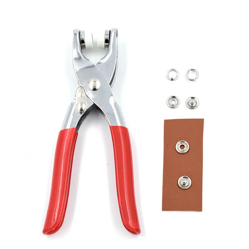 Plier Tool 9.5mm Snap Fasteners Kit Metal Press Studs Tools Buttons for Diy  Clothing Leather Crafting Sewing Accessories 단추펜치