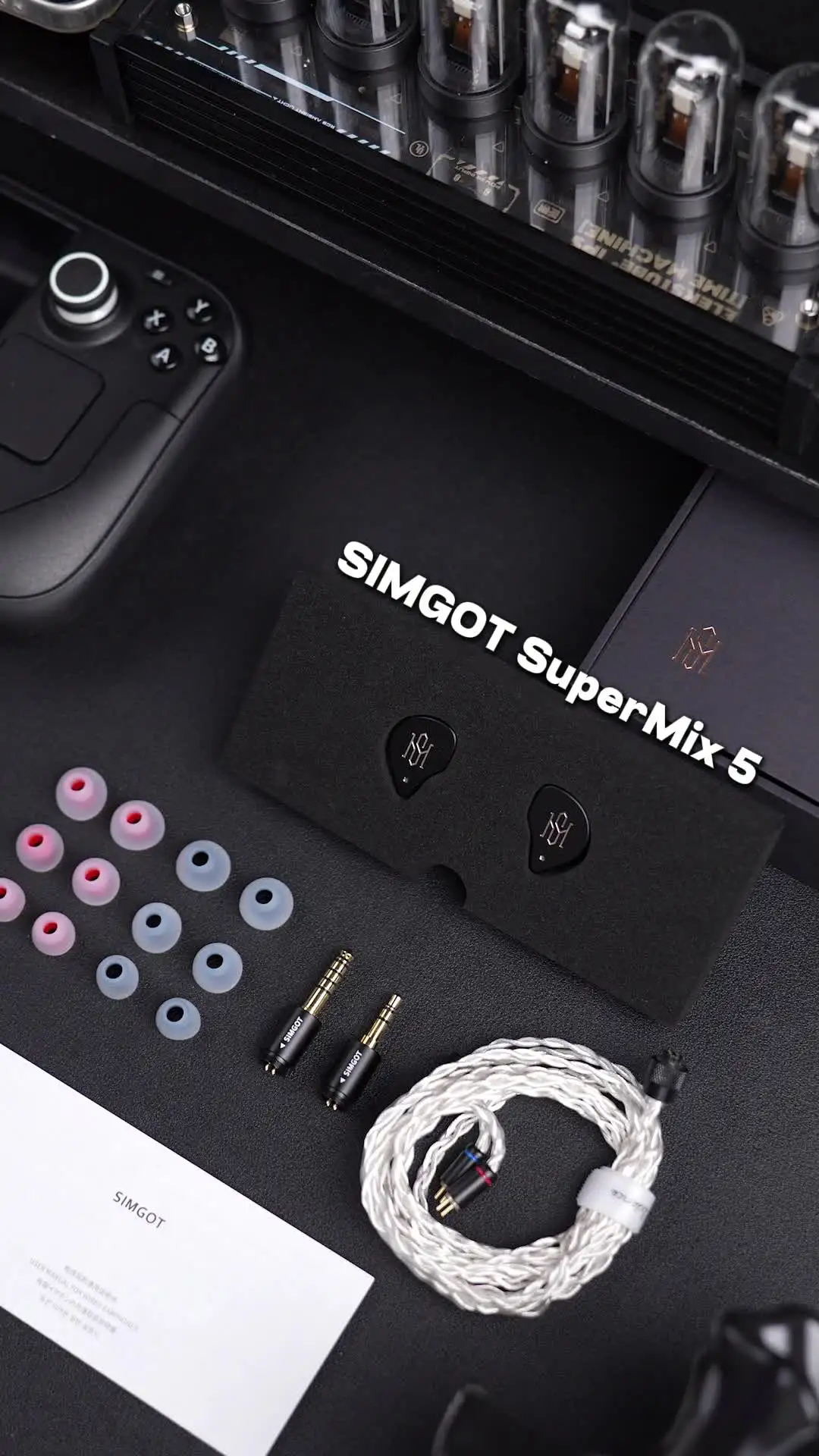 SIMGOT SuperMix 5 1BC+1DD+2BA+1MP インイヤーモニター骨伝導 HiFi