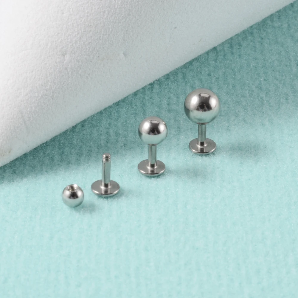 Surgical Steel Earring 4mm Bar Length 10pcs/lot For BTragus Cartilage Daith Helix Stud Piercing Lip Studs Body Jewelry piercing jewelry body piercing jewelry body jewelry ear piercing jewelry body piercing earrings metal jewelry