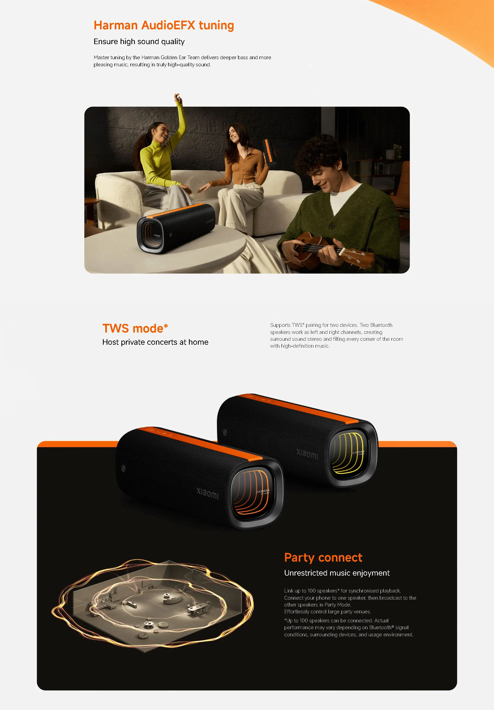 Xiaomi Sound Party Wireless Bluetooth Speaker - Portable Smart