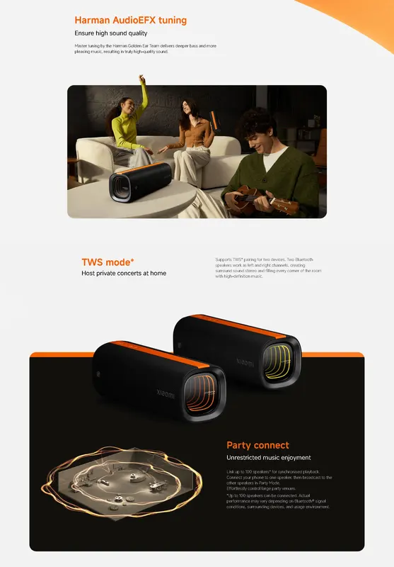 Xiaomi Sound Party Wireless Bluetooth Speaker - Portable Smart Home Audio...