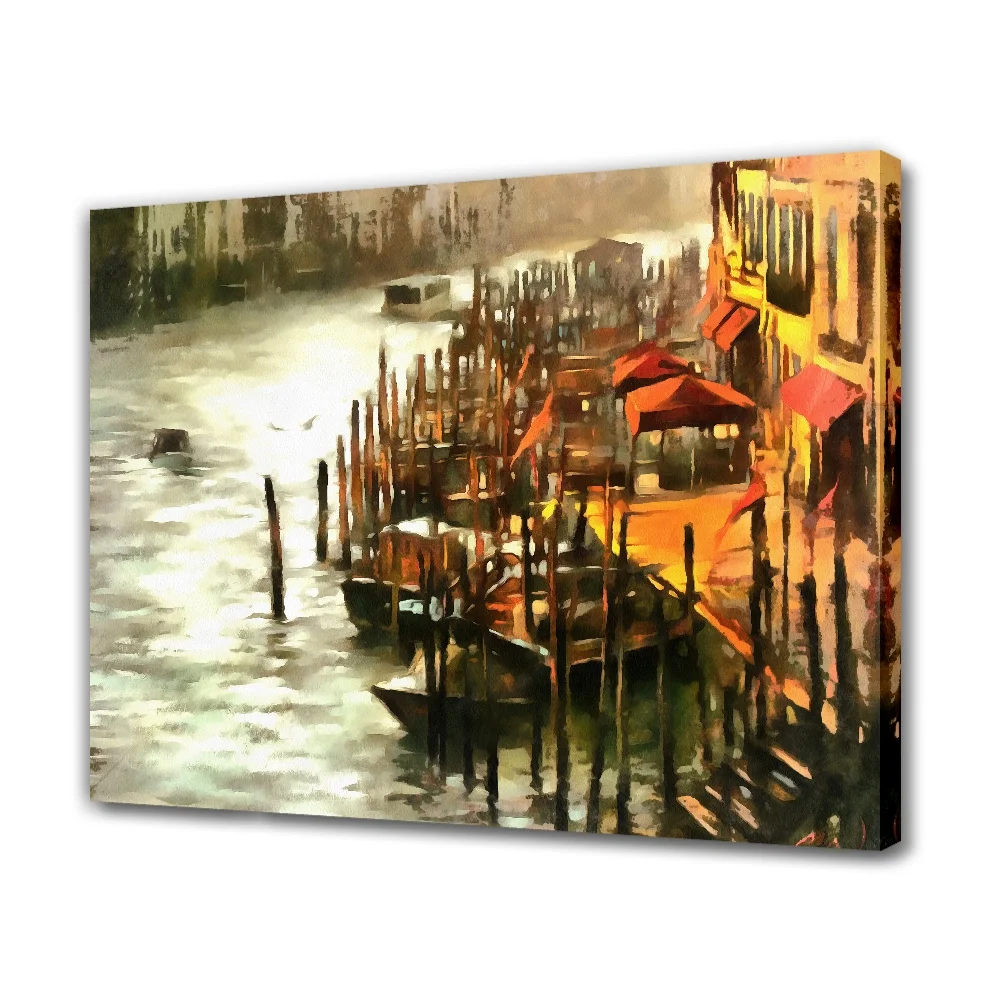 

Forbeauty Framed Gallery Canvas Painting Colorful Vase Antique for Home Decoration