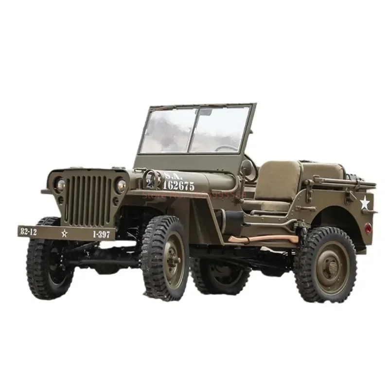 Fms 1:6 Full Scale Willis Climbers Large Scale Rc Wwii Military Simulation Model Vehicle Used Remote Control Climbing Vehicle 5