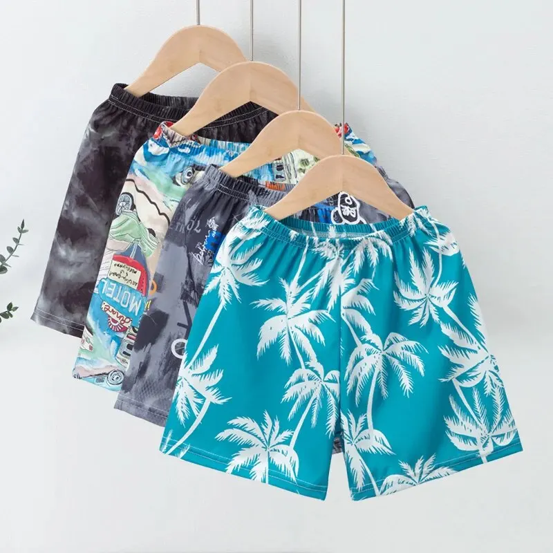 Summer Kids shorts Children Bohemian Style Shorts Boys and Girls Casual Sports Beach Style Pants
