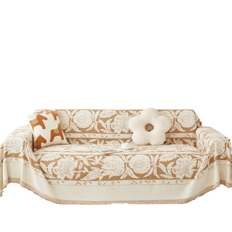 Chenille Jacquard Sofa Towel Sofa Cover Cloth Towel All-inclusive Sofa Cover Dust Cloth Household Sofa Protective Cover 5