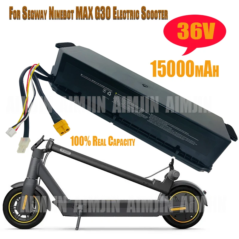 

36V 15000mAH 540wH 18650 Li-ion Battery Pack For Segway Ninebot MAX G30 350W Electric Scooter Special