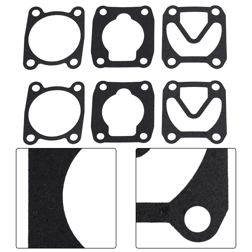 2Set 3 In 1 Air Compressor Cylinder Head Base Valve Plate Gaskets Washers For Air Compressor Power Tools Accessories copeland snow eagle semi closed 15p compressor valve plate group refrigeration air conditioning cold storage freezer head valve