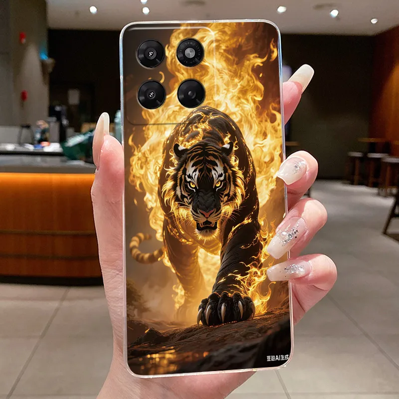 Luxury Cute Cool Soft Silicone Transparent Phone Case Back Cover