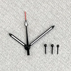 Elegant Silver, Gold, and Rose Gold Luminous Watch Hands for Quartz Movement - Premium Watch Accessories (Black)