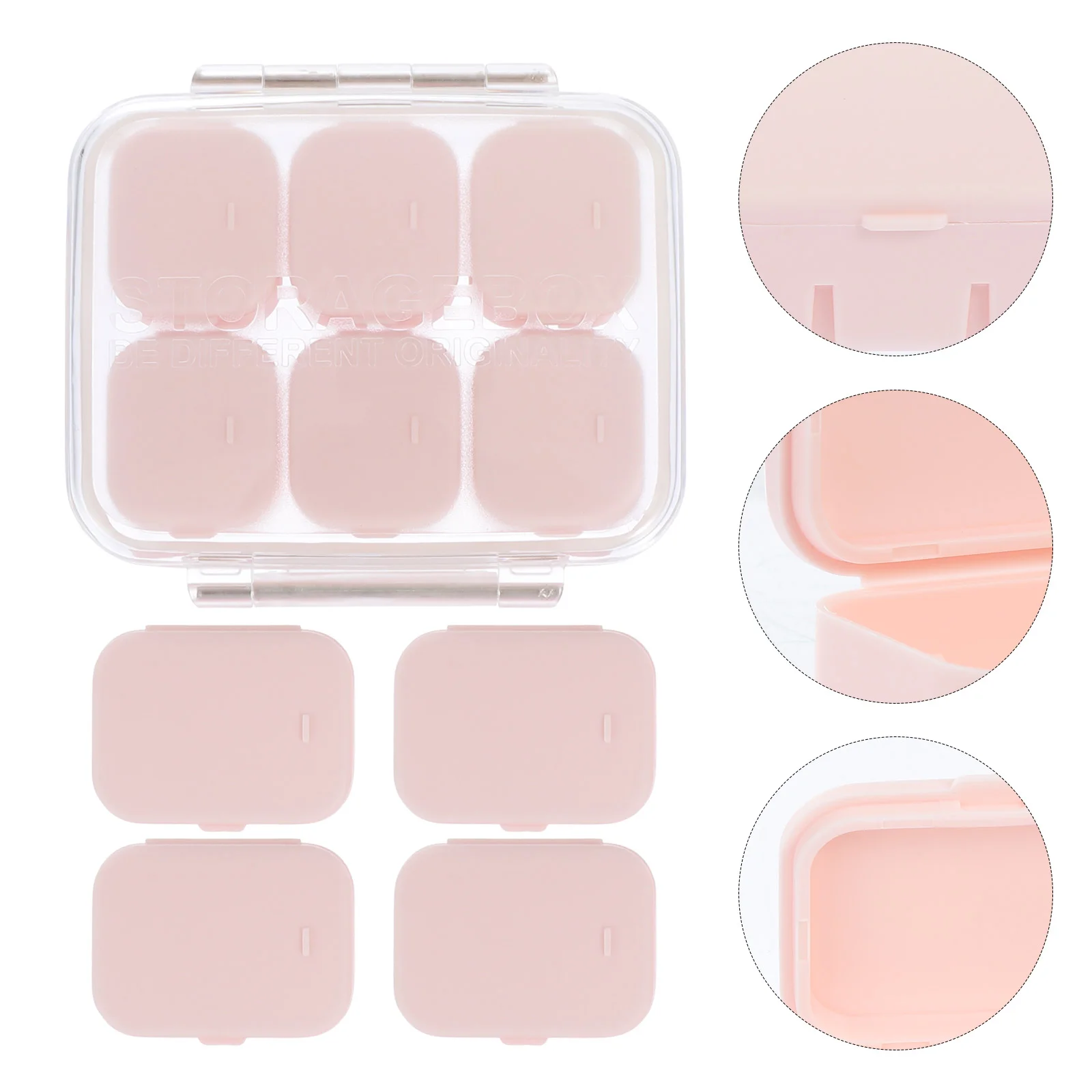 

Box Medicine Pillboxes 7 Days Spanish Medication Organizer Small Containers Detachable