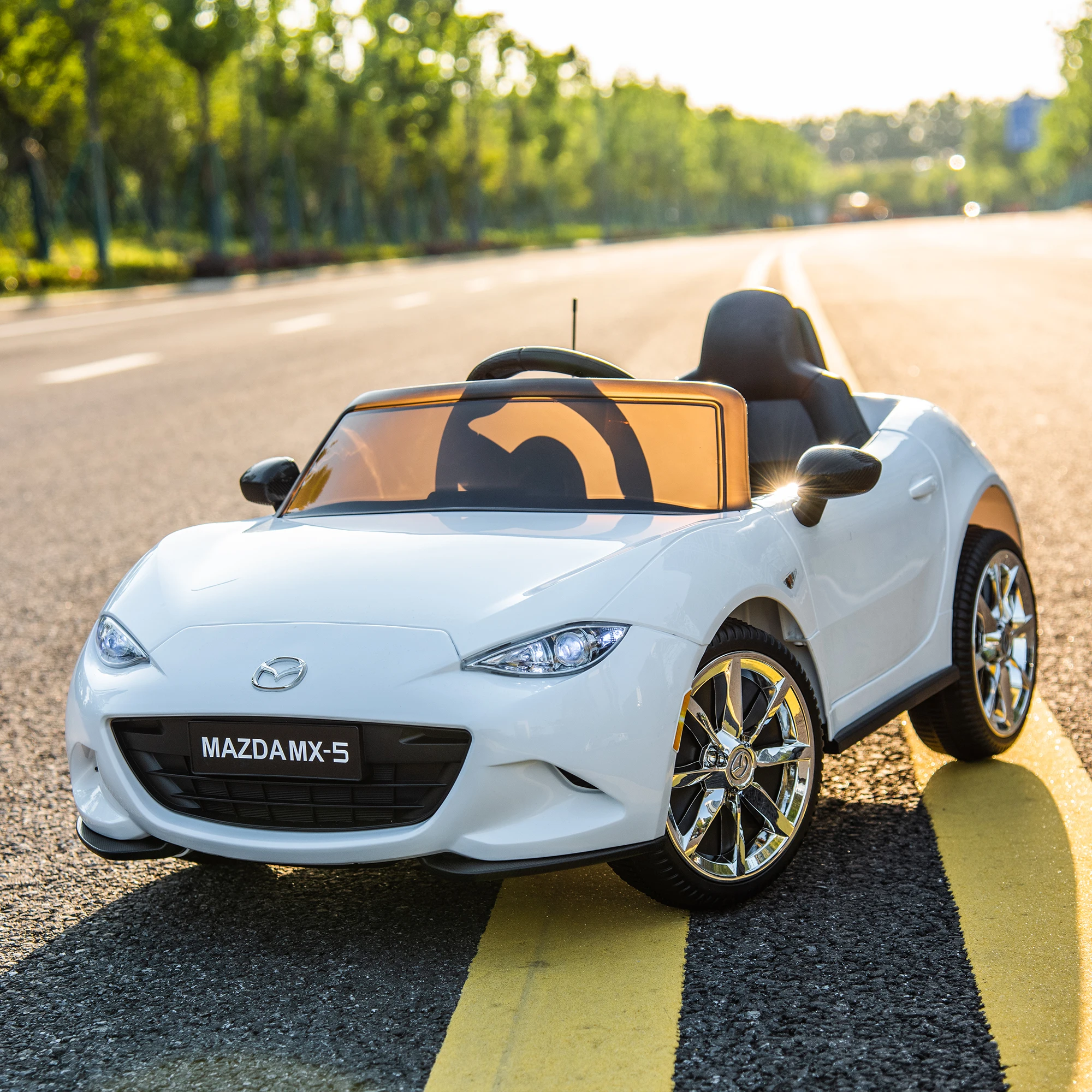 Licensed MAZDA MX-5 RF,12V Kids ride on car 2.4G W/Parents Remote  Control,electric car for kids,Three speed electric car - AliExpress