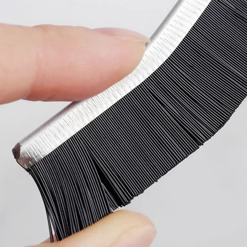 Set Di 6 Spazzole Per Pulizia Fessure - Setole Dure In Acciaio Inox, Manico Lungo Antiscivolo, Per Angoli E Giunti