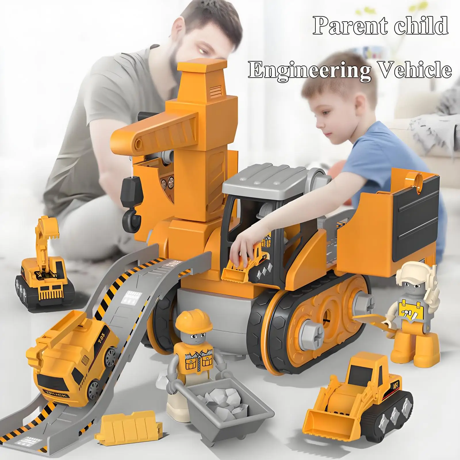 Kids Engineering Construction Set with Electric Drill
