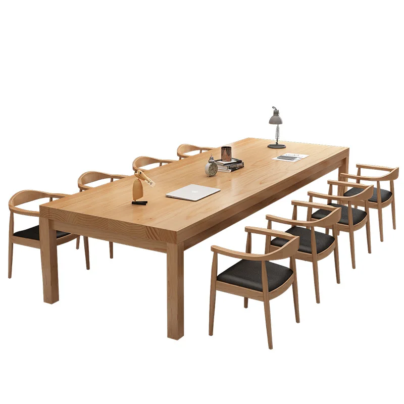 Solid Wood Table and Chair Set 1