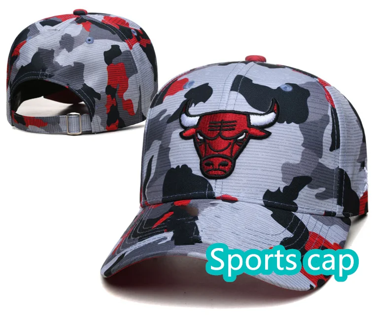  - 2023 Net Camouflage embroidered curved eaves adjustable baseball caps, outdoor sports youth fashion Joker caps for men women