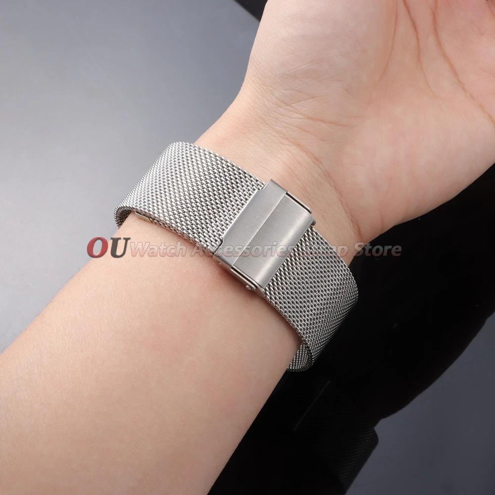 Universal Stainless Steel Mesh Milanese Watch Strap