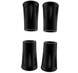Trekking Pole Rubber Replacement Protectors - Set of 1 - 8 Durable Hiking and Walking Stick Tip Covers (4Pcs)