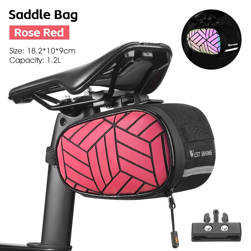 Rose Red Saddle Bag