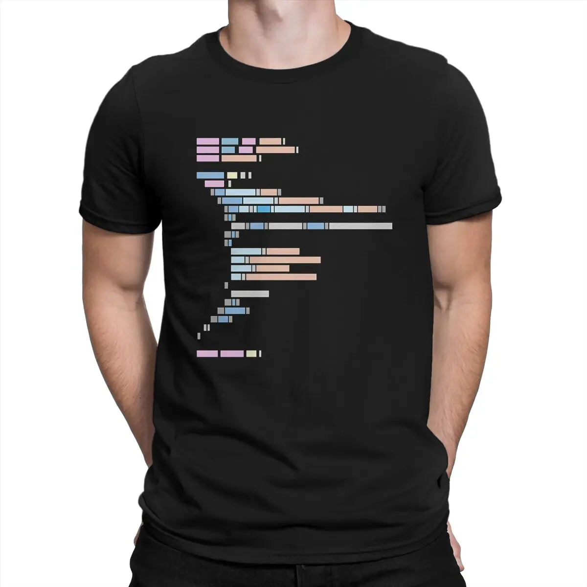 

Abstract React App Code T Shirts Men Pure Cotton Novelty T-Shirt Round Collar Linux Tee Shirt Short Sleeve Clothes 6XL