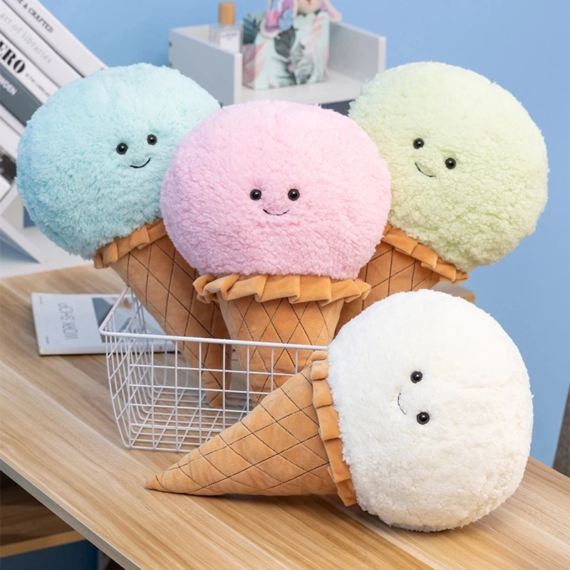 Stuffed Toys Pillow Ice Creams Stuffed Plush Toys Ice Cream 46cm