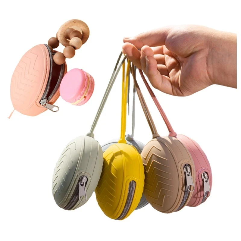 Zipper Silicone Pacifier Box Soother Container Box For Newborns Portable Storage Nipple Holder
