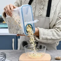 Transparent Food Storage Bin, High-Capacity Airtight Container for Oats and Cereals - Moisture and Insect Resistant 1